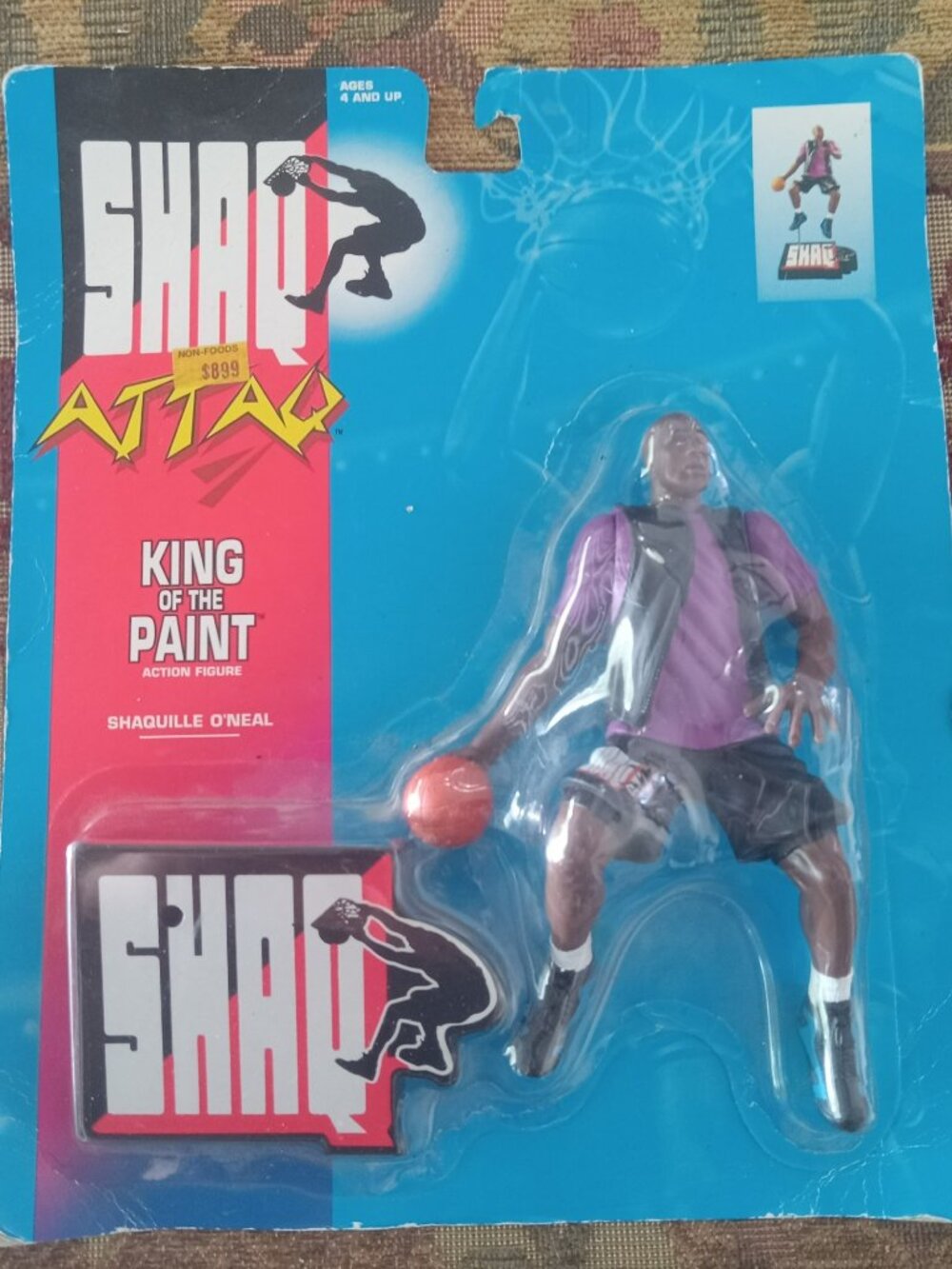 Vintage Shaq Attack "King Of The Paint" Figurine